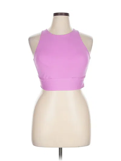 Pre-owned All In Motion Tank Top Pink Halter Neckline Tops