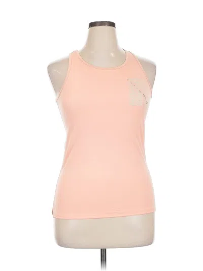 Pre-owned All In Motion Tank Top Pink Halter Neckline Tops