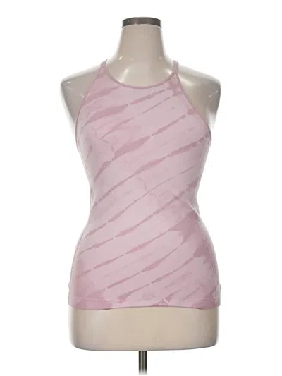 Pre-owned All In Motion Tank Top Pink Halter Neckline Tops