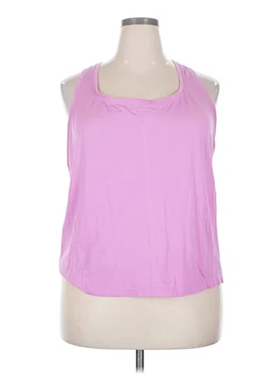Pre-owned All In Motion Tank Top Pink Halter Neckline Tops
