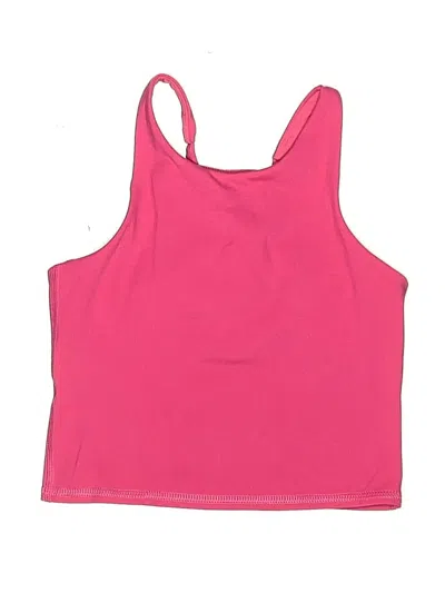 Pre-owned All In Motion Kids' Tank Top Pink Halter Neckline Tops