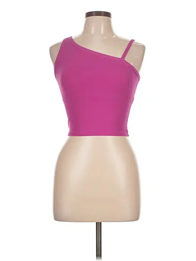 Pre-owned All In Motion Tank Top Pink One Shoulder Neckline Tops