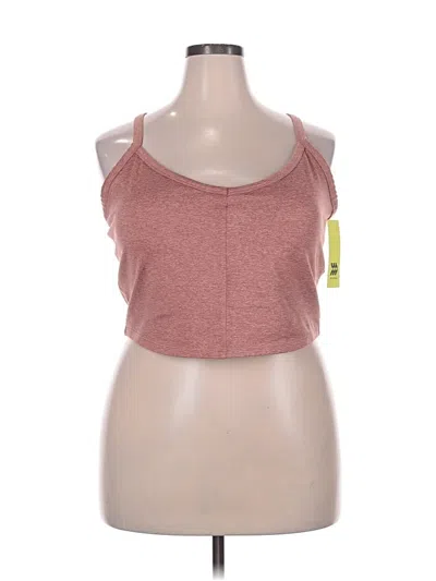 All In Motion Tank Top Pink Strapless Neckline Tops