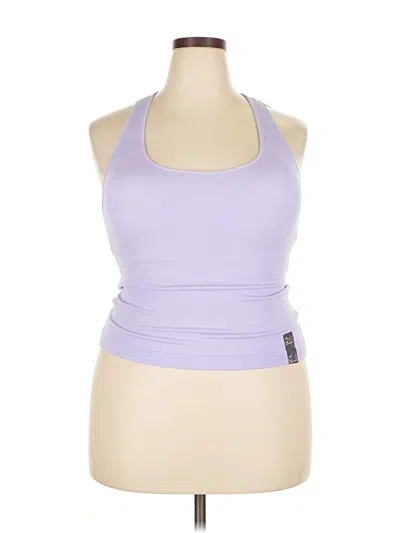 Pre-owned All In Motion Tank Top Purple Halter Neckline Tops