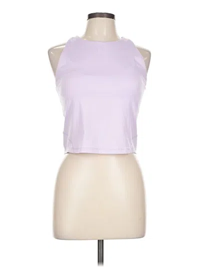 Pre-owned All In Motion Tank Top Purple Halter Neckline Tops