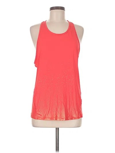 Pre-owned All In Motion Tank Top Red Halter Neckline Tops