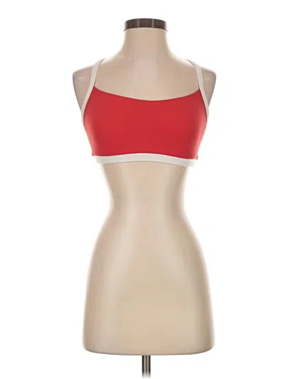 Pre-owned All In Motion Tank Top Red Strapless Neckline Tops