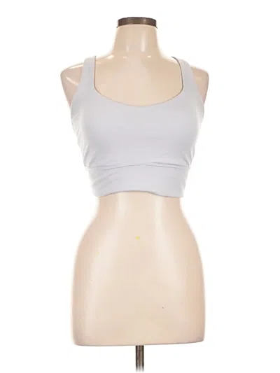 Pre-owned All In Motion Tank Top Silver Halter Neckline Tops
