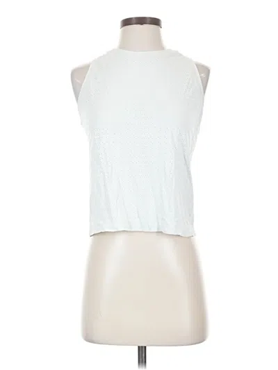 Pre-owned All In Motion Tank Top Silver Halter Neckline Tops