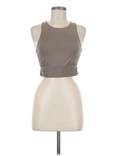 Pre-owned All In Motion Tank Top Tan Halter Neckline Tops