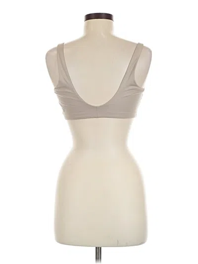 Pre-owned All In Motion Tank Top Tan Strapless Neckline Tops