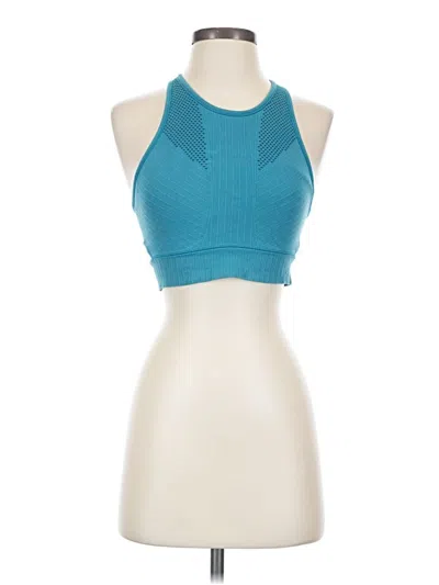 Pre-owned All In Motion Tank Top Teal Halter Neckline Tops