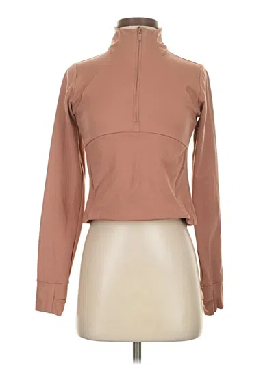 Pre-owned All In Motion Track Jacket In Brown