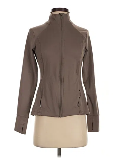 Pre-owned All In Motion Track Jacket In Brown