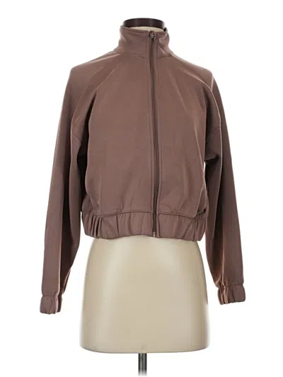 Pre-owned All In Motion Track Jacket In Brown