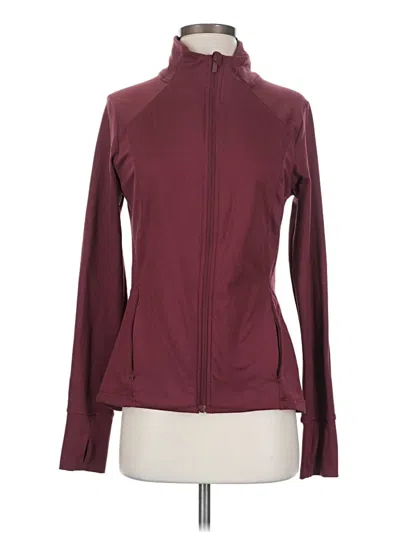 Pre-owned All In Motion Track Jacket In Burgundy