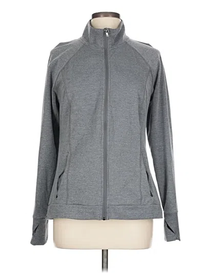 Pre-owned All In Motion Track Jacket In Gray