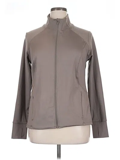 Pre-owned All In Motion Track Jacket In Gray