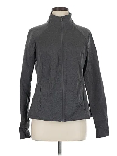 Pre-owned All In Motion Track Jacket In Gray