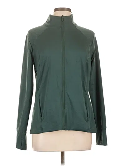Pre-owned All In Motion Track Jacket In Green