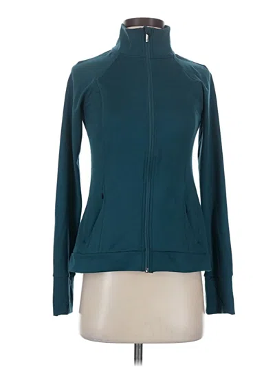Pre-owned All In Motion Track Jacket In Teal