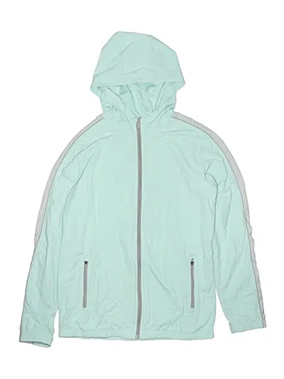 Pre-owned All In Motion Kids' Track Jacket In Teal
