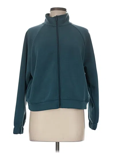 Pre-owned All In Motion Track Jacket In Teal
