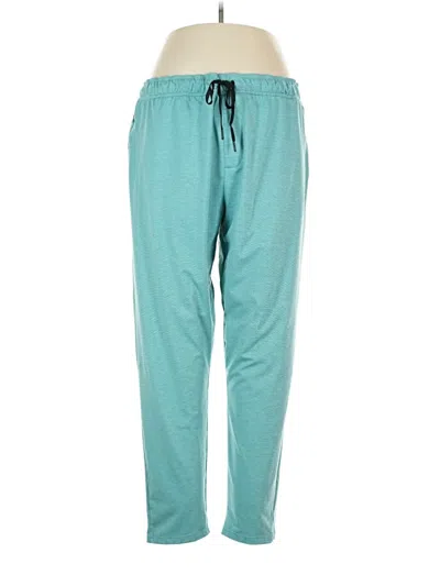 Pre-owned All In Motion Track Pants In Teal