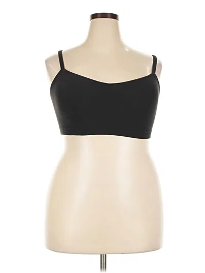 Pre-owned All In Motion Tube Top Black Strapless Neckline Tops