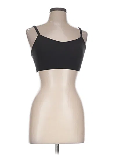 Pre-owned All In Motion Tube Top Black Strapless Neckline Tops