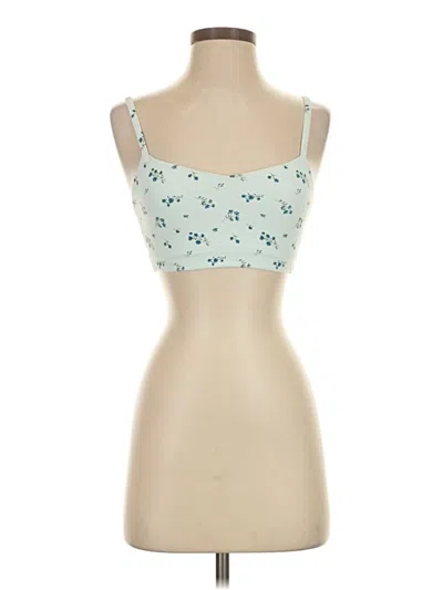 Pre-owned All In Motion Tube Top Blue Sweetheart Neckline Tops
