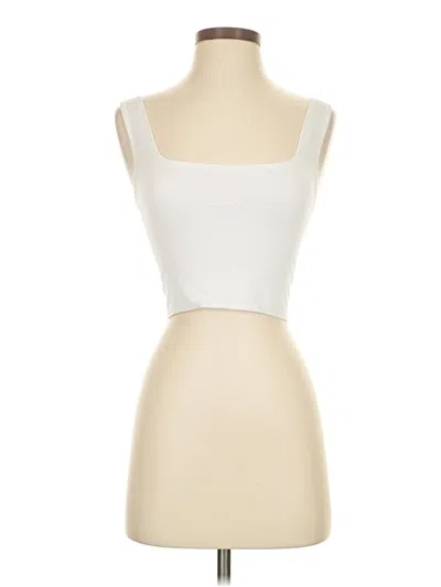 Pre-owned All In Motion Tube Top Ivory Strapless Neckline Tops