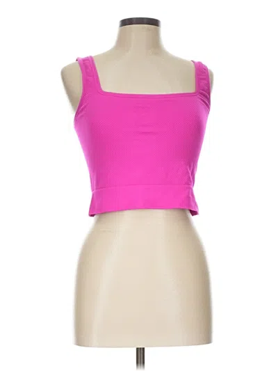 Pre-owned All In Motion Tube Top Pink Strapless Neckline Tops