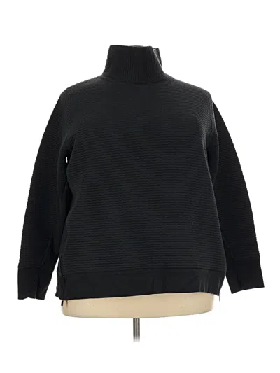 Pre-owned All In Motion Turtleneck Sweater In Black