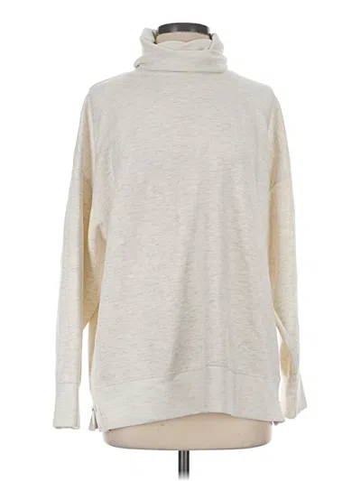 Pre-owned All In Motion Turtleneck Sweater In Ivory