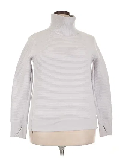 Pre-owned All In Motion Turtleneck Sweater In Silver