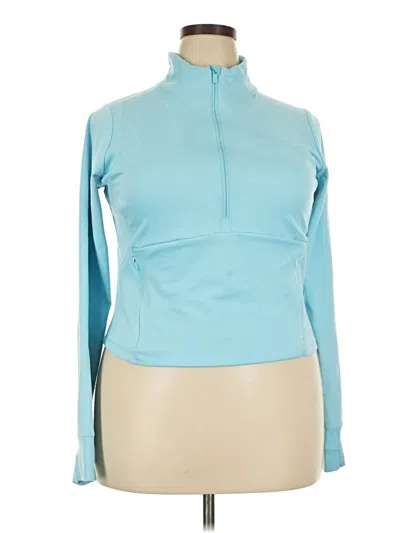 Pre-owned All In Motion Turtleneck Sweater In Teal