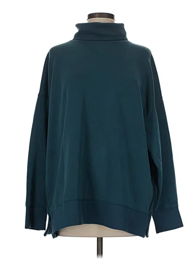 Pre-owned All In Motion Turtleneck Sweater In Teal