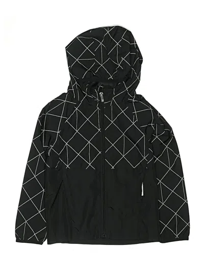 Pre-owned All In Motion Kids' Windbreaker Jacket In Black