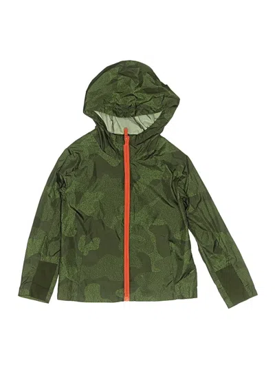 Pre-owned All In Motion Kids' Windbreaker Jacket In Green