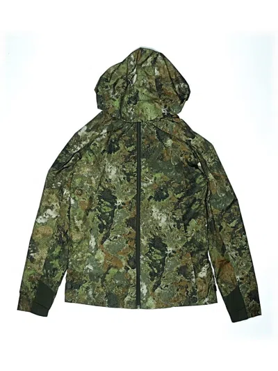 Pre-owned All In Motion Kids' Windbreaker Jacket In Green