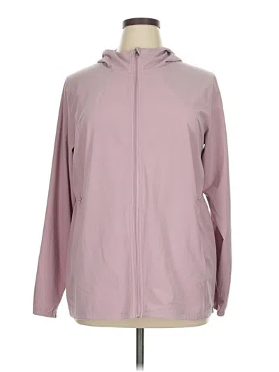 Pre-owned All In Motion Windbreaker Jacket In Pink