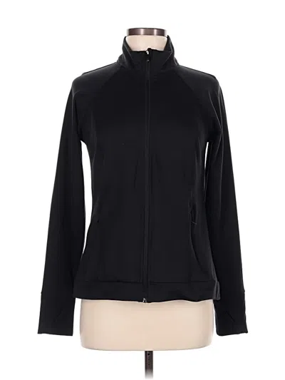 Pre-owned All In Motion Zip Up Hoodie In Black