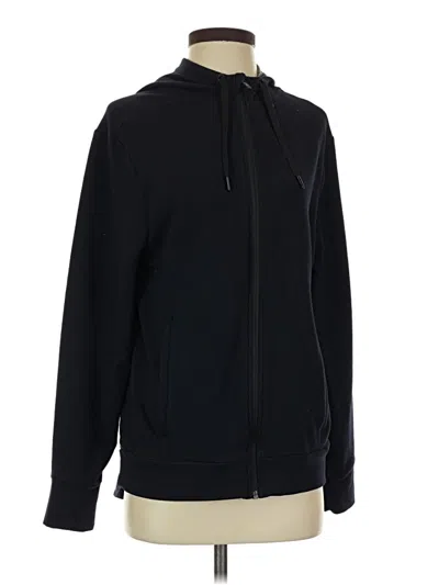 Pre-owned All In Motion Zip Up Hoodie In Black