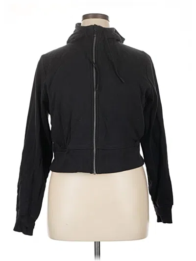 Pre-owned All In Motion Zip Up Hoodie In Black