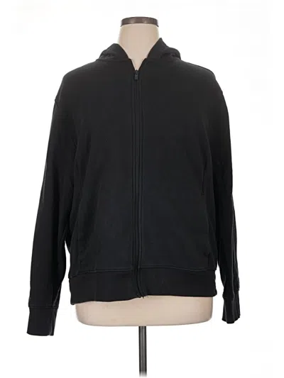 Pre-owned All In Motion Zip Up Hoodie In Black