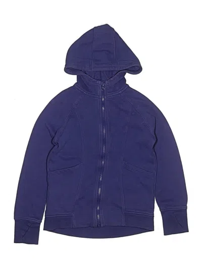 Pre-owned All In Motion Kids' Zip Up Hoodie In Blue