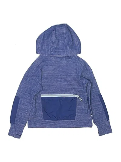 Pre-owned All In Motion Kids' Zip Up Hoodie In Blue