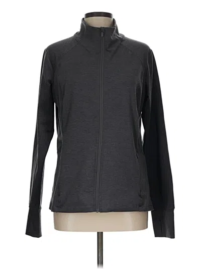 Pre-owned All In Motion Zip Up Hoodie In Gray