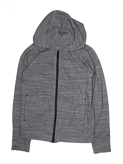 Pre-owned All In Motion Kids' Zip Up Hoodie In Gray